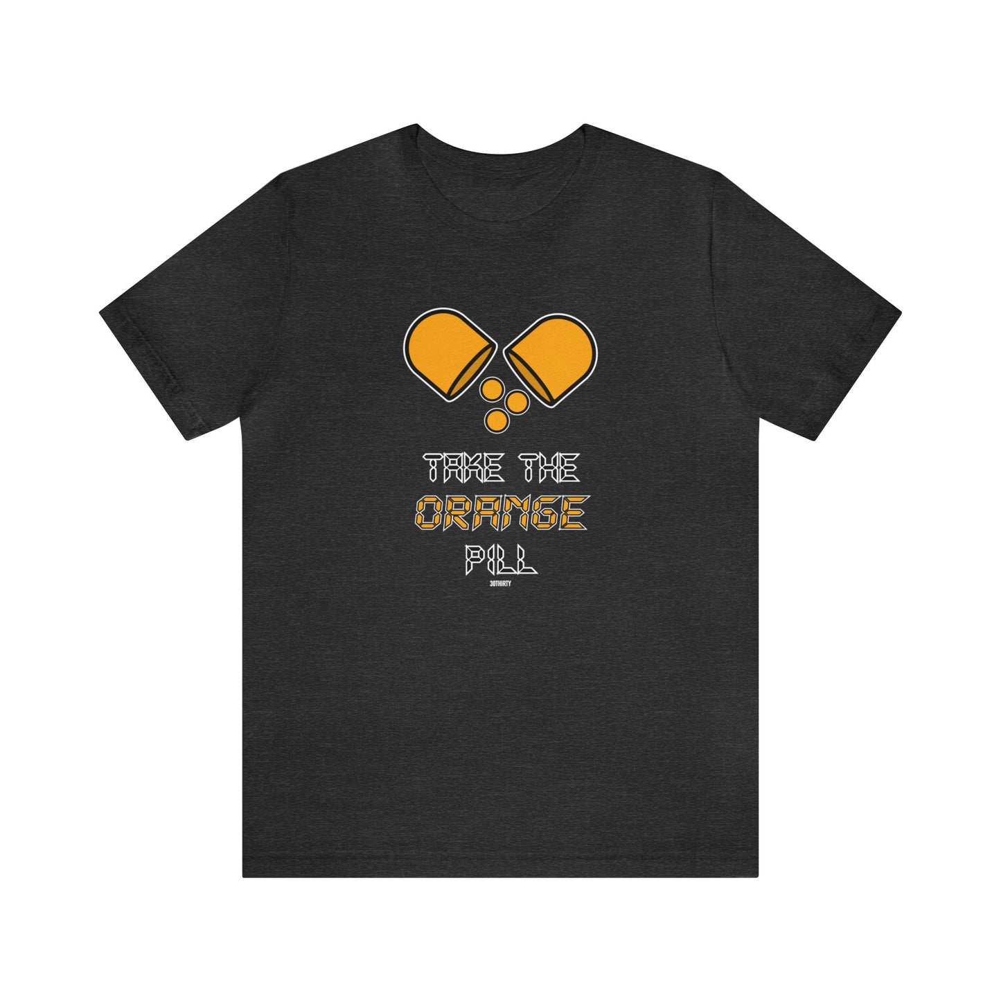 Orange Pill, Crypto Tee Shirt, Bitcoin