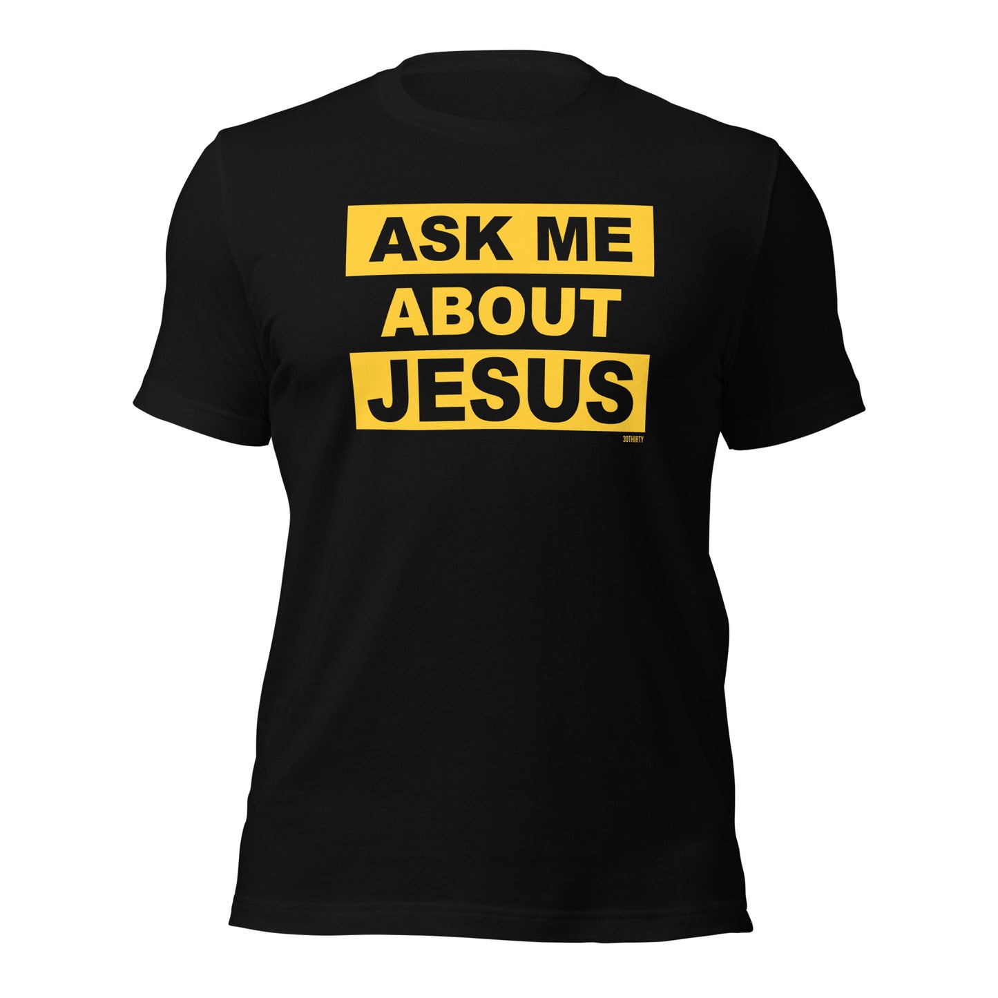 Southern Miss Ask Me About Jesus - USM Edition available in Black with Gold lettering - share your faith!