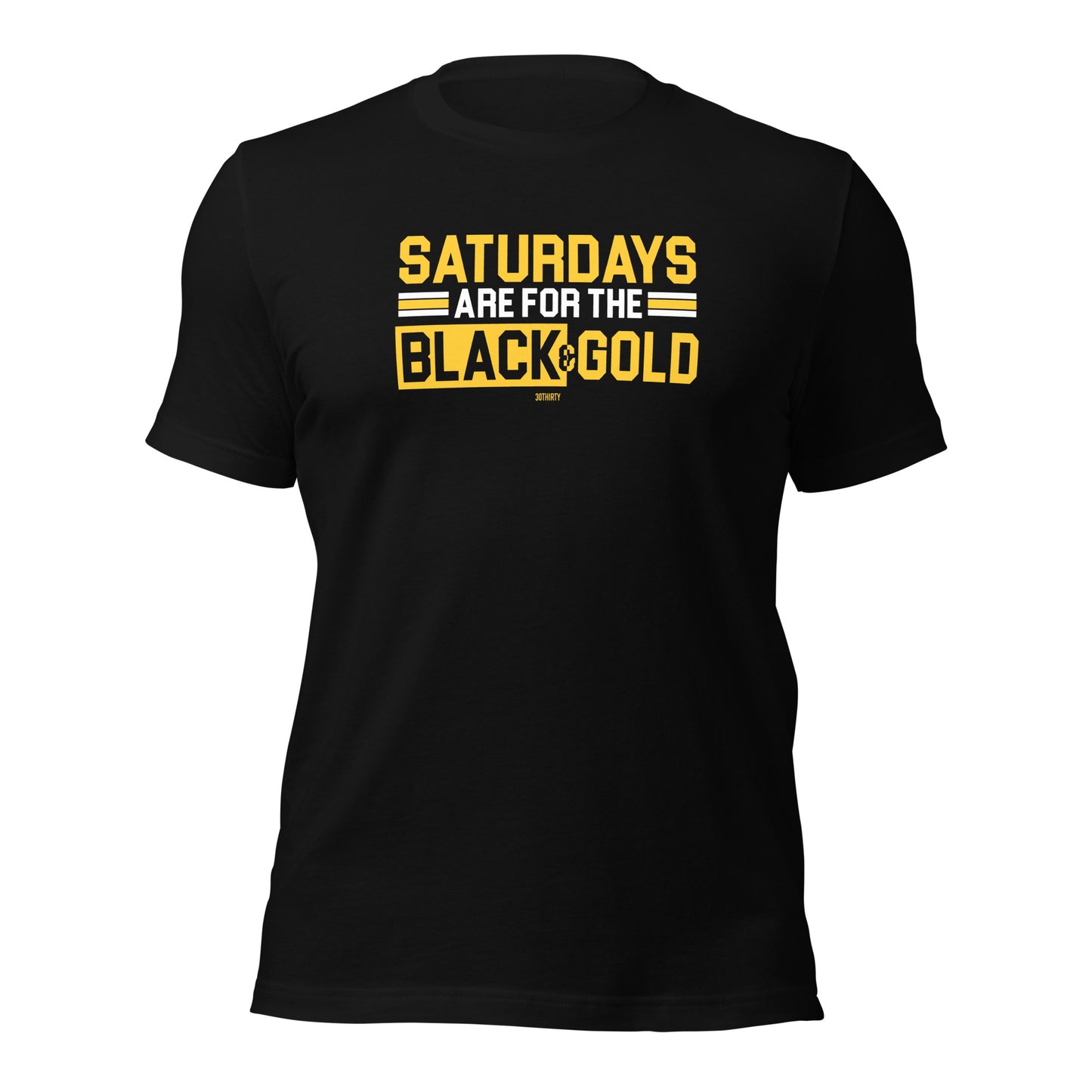 Southern Miss, USM Shirt in Black with White and Gold Letters