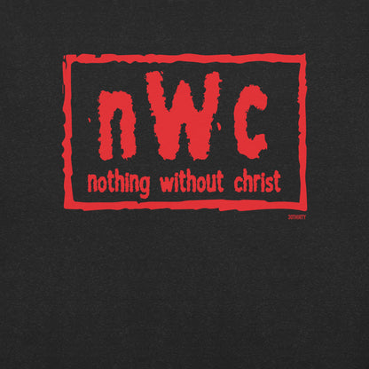 Christian Tee Shirt, NWO, Nothing Without Christ, Jesus Christ, Shirt, Close Up